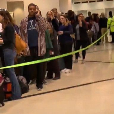 VIDEO: TSA wait times spike as absence rate soars 