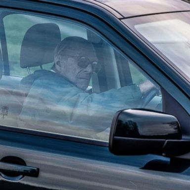 VIDEO: Prince Philip spotted driving days after car crash