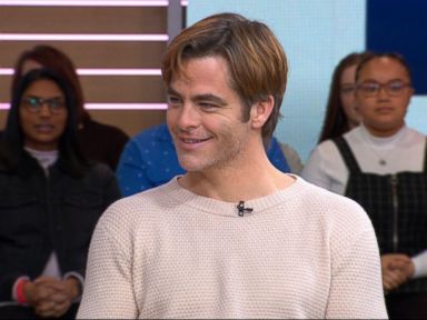 WATCH: 'I Am The Night's' Chris Pine teases himself over Monday morning energy