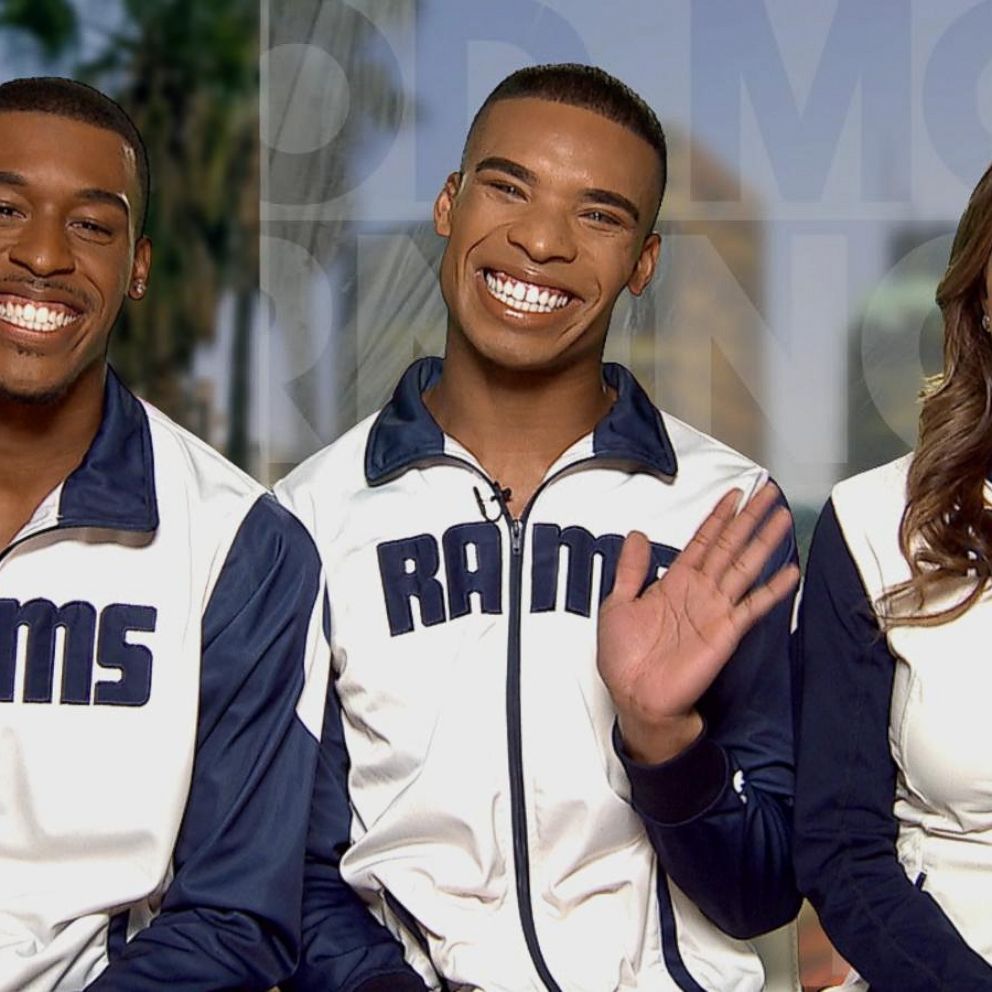 Super Bowl bound LA Rams' male cheerleaders are making NFL history - ABC  News