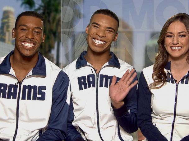 NFL Male Cheerleaders Quinton Peron & Napoleon Jinnies