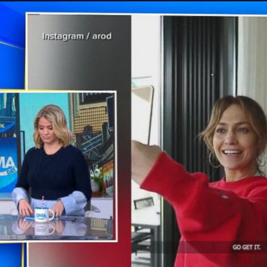 VIDEO: JLo and A-Rod's health challenge to Michael Strahan 