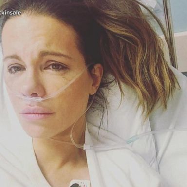 VIDEO: Kate Beckinsale reveals why she was rushed to the hospital