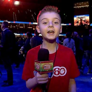 VIDEO: 'GMA' kid correspondent Camdyn Clancy counts down to the Super Bowl 