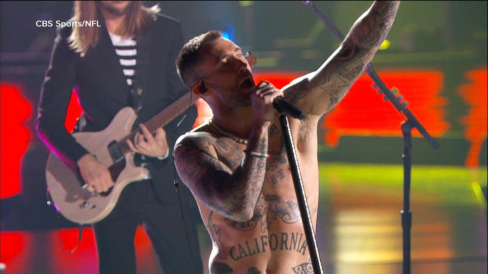 Did You See Adam Levine's Underwear at the Super Bowl?