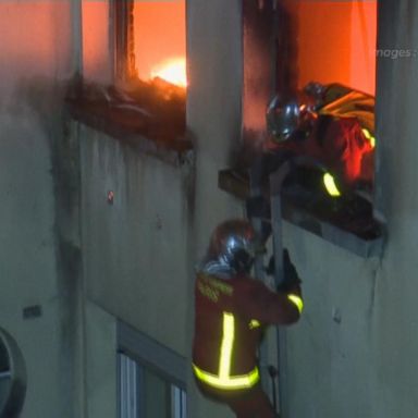 VIDEO: Paris apartment fire kills 8, injures dozens