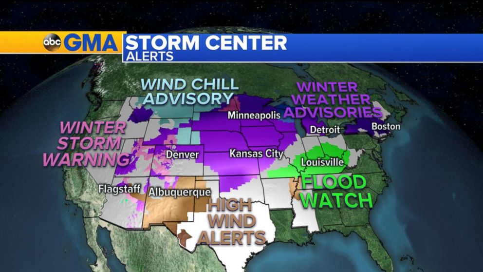 Dangerous ice storm moves towards Midwest Video ABC News