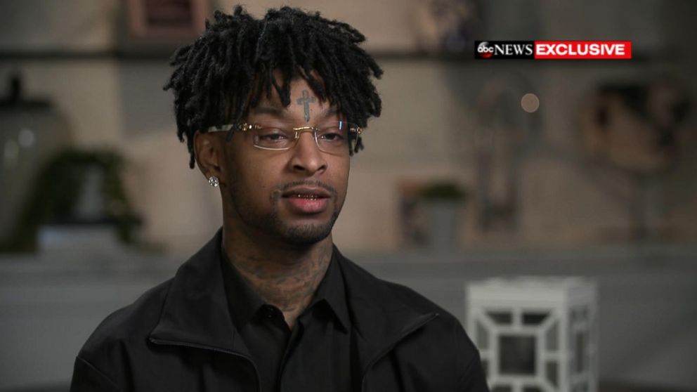 Rapper 21 Savage Fears Deportation After Ice Arrest Video Abc News