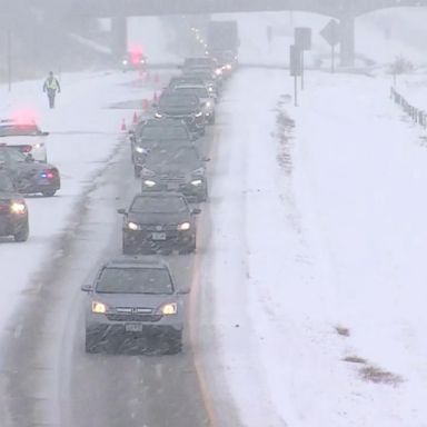 VIDEO: Dangerous winter blast creates dangerous driving conditions