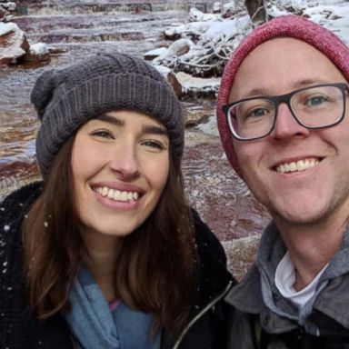 VIDEO: Hiker rescued from quicksand amid snowstorm 