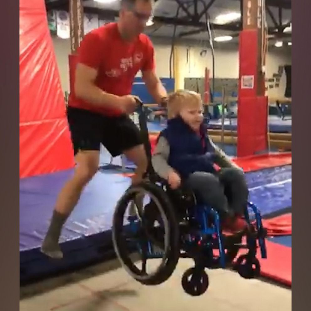 VIDEO: Little boy on trampoline is the best thing you'll see today