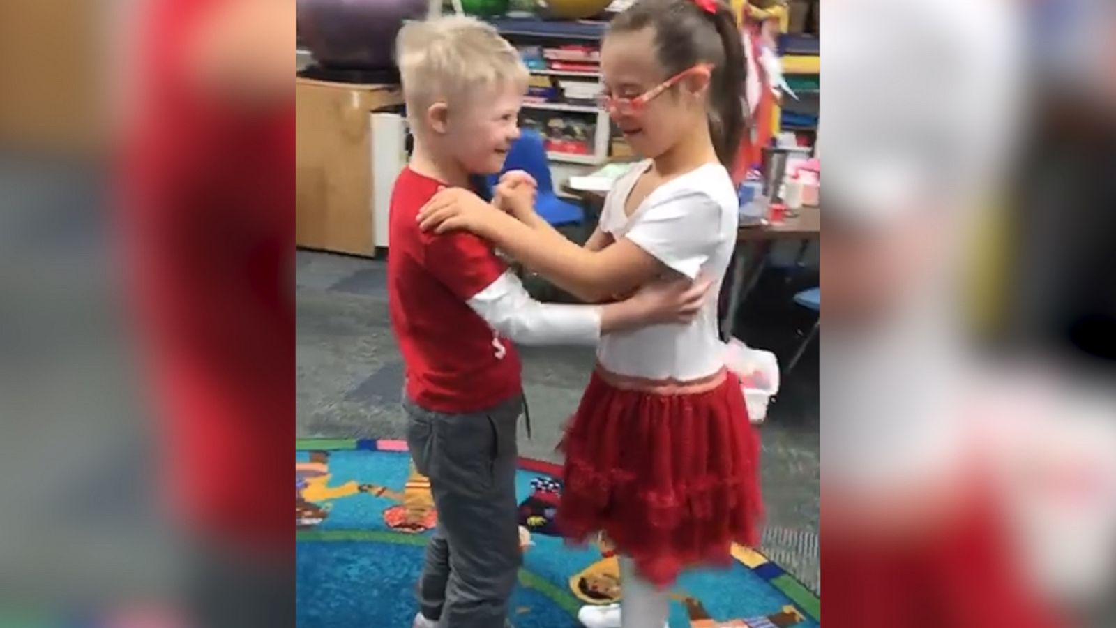 VIDEO: Young sweethearts share their very first dance on Valentine's Day