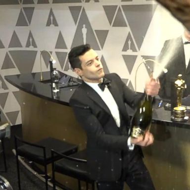 VIDEO: Backstage with Oscar winners Regina King, Rami Malek and more 