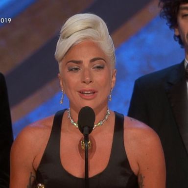 VIDEO: Lady Gaga credits Bradley Cooper for her Oscar win