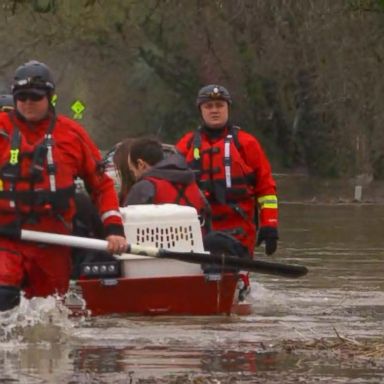 VIDEO: Mandatory evacuations in California as rivers flood