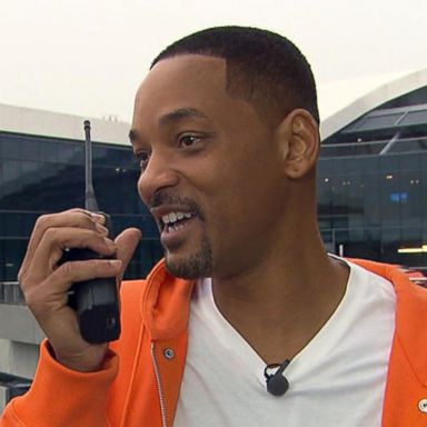 VIDEO: Will Smith challenges Michael Strahan to the Porsche Driving Experience