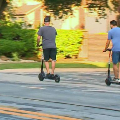 VIDEO: Spike in injuries for riders using popular sharable electric scooters