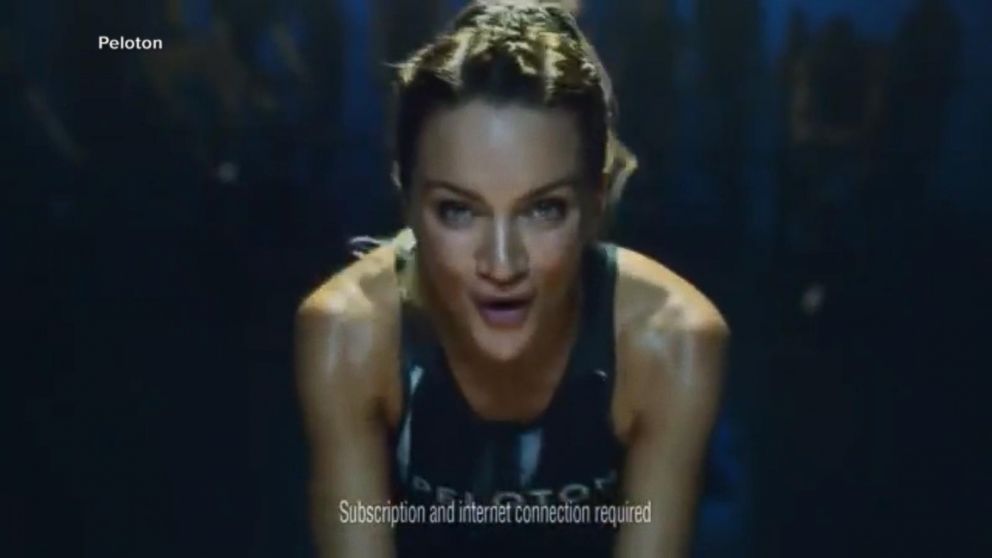 Girl in 2025 peloton advert