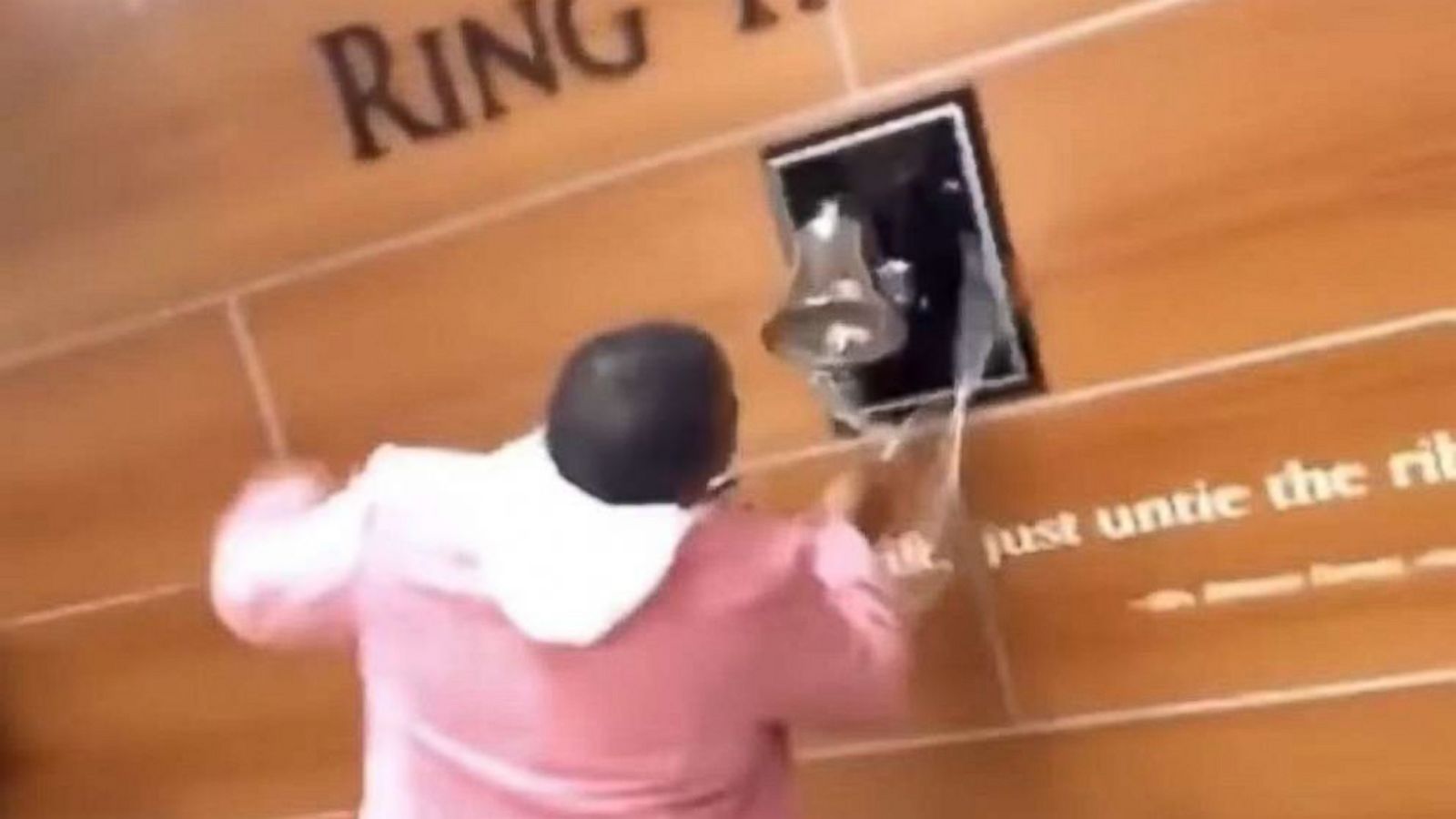 VIDEO: Mom of 5 joyfully rings bell after learning she's cancer-free