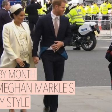 VIDEO: Meghan Markle's royal maternity style