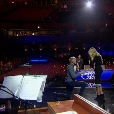 VIDEO: 'American Idol' contestant has surprise marriage proposal