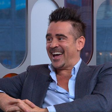 VIDEO: Colin Farrell on Colin Firth, boy bands and 'Dumbo'