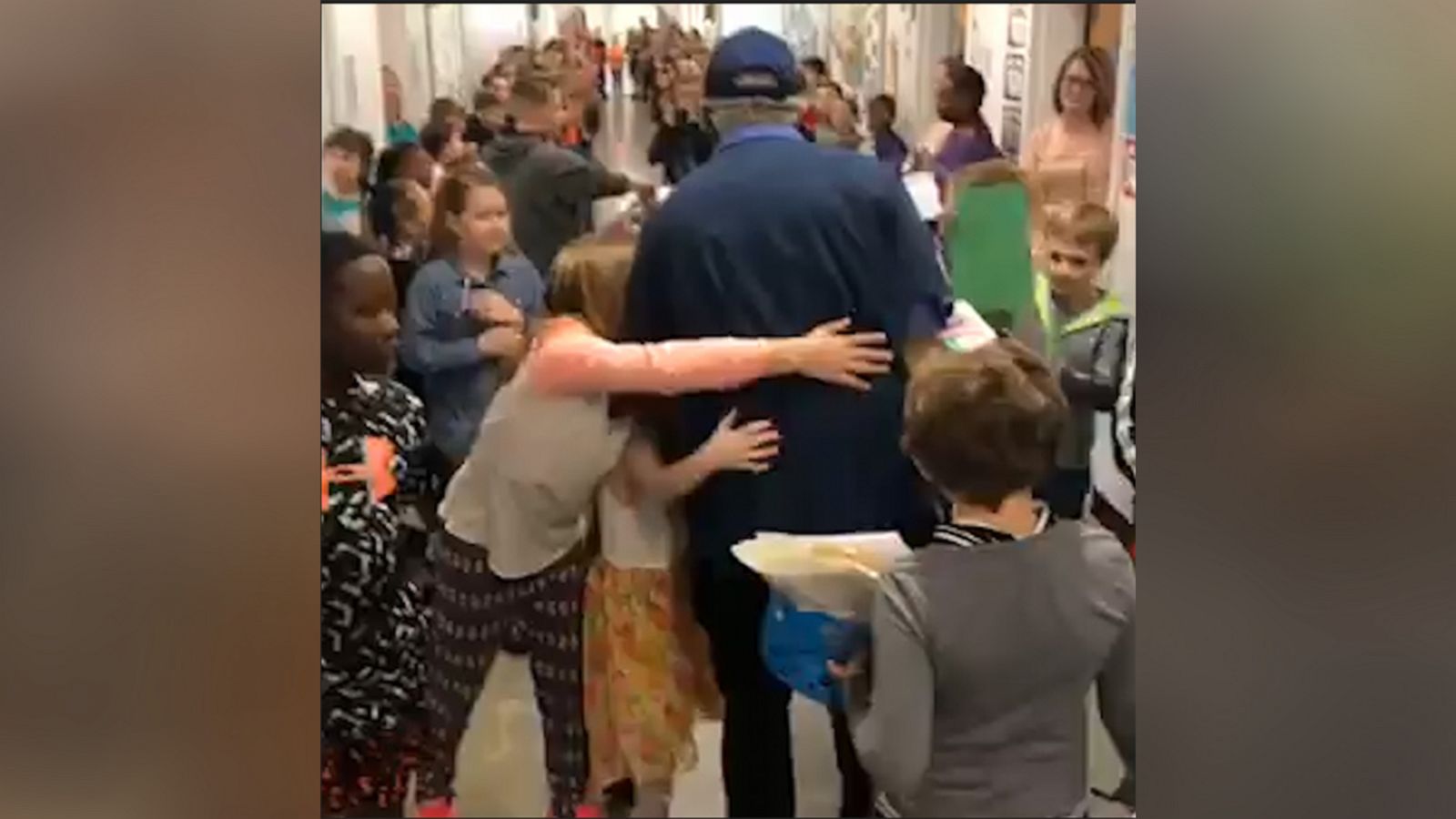 VIDEO: Students surprise janitor with sweetest 80th birthday bash