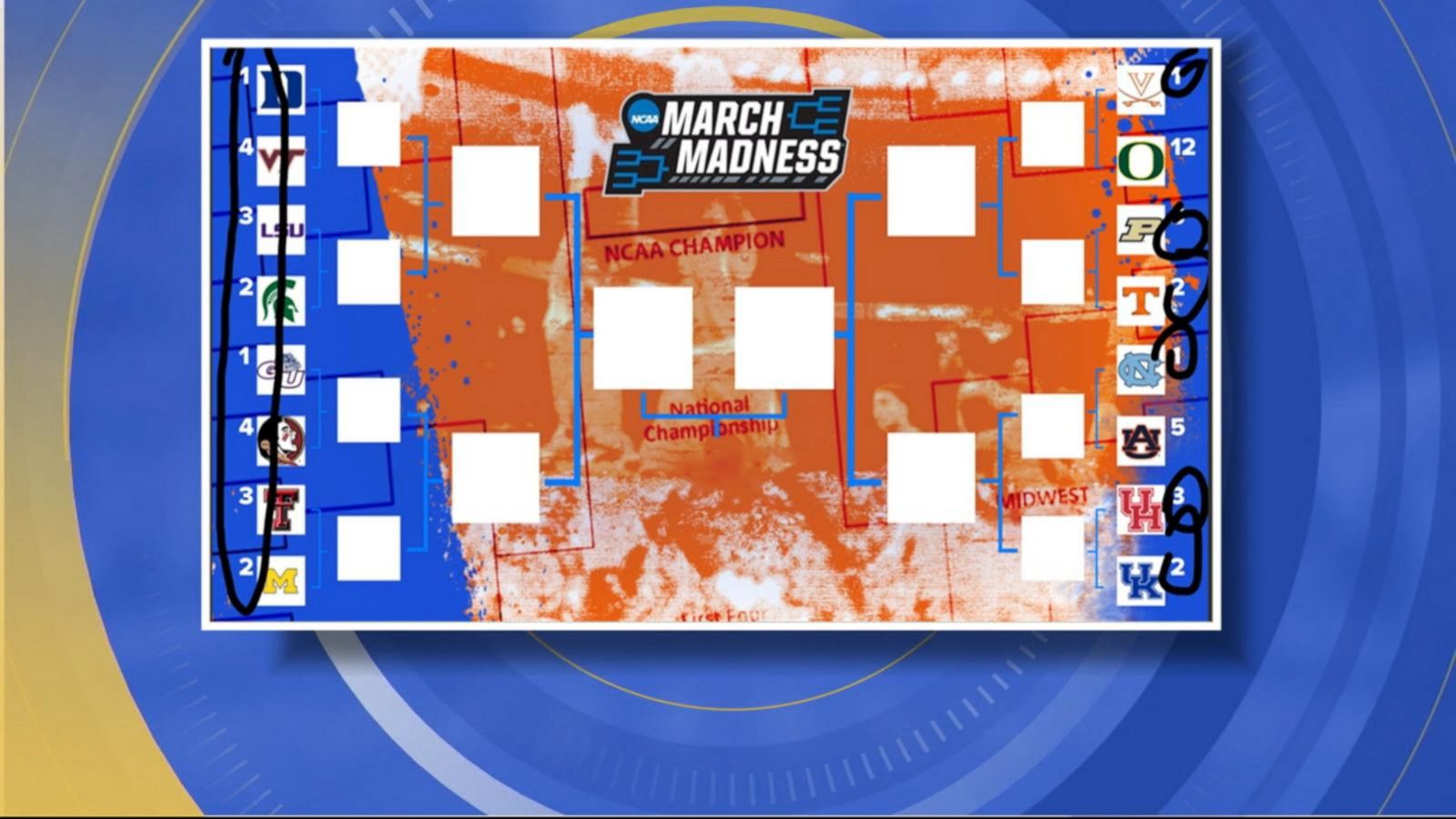 VIDEO: 12 top seeds make it to March Madness Sweet 16