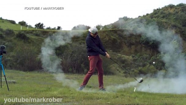 Thanksgiving Smitsom Inspicere Video Rocket-powered golf club goes viral - ABC News