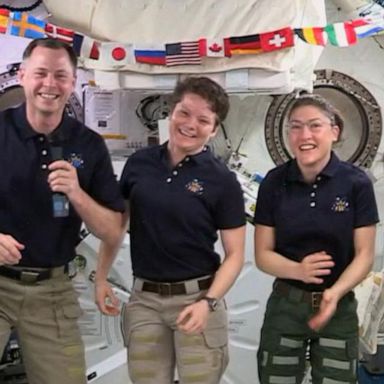 VIDEO: Sara talks with International Space Station astronauts