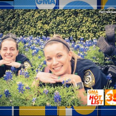 VIDEO: 'GMA' Hot List: Texas police officers pose for Bluebonnet Challenge