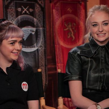 VIDEO: Sophie Turner and Maisie Williams on how they'd rule Westeros 