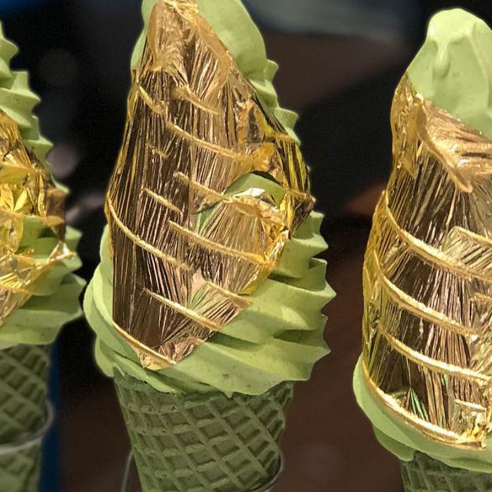 Gold Ice Cream Cones Are the Next Big Thing in Japan