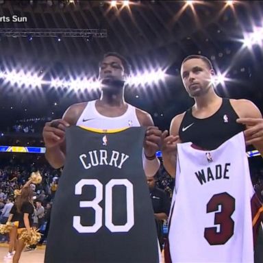 VIDEO: Dwyane Wade celebrated at final home game