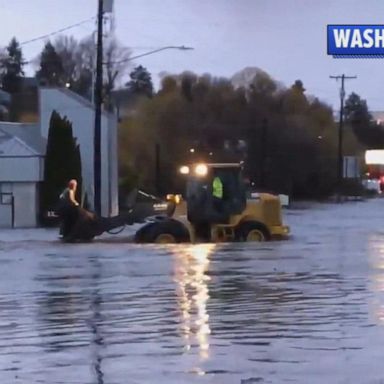 VIDEO: West coast blasted with winds and rising floodwaters 