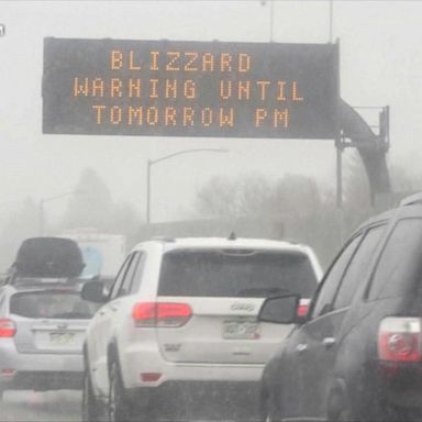 VIDEO: Spring storm brings blizzard-like conditions to Midwest 