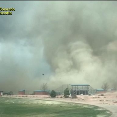 VIDEO: Spring storm brings blizzard-like conditions to Midwest