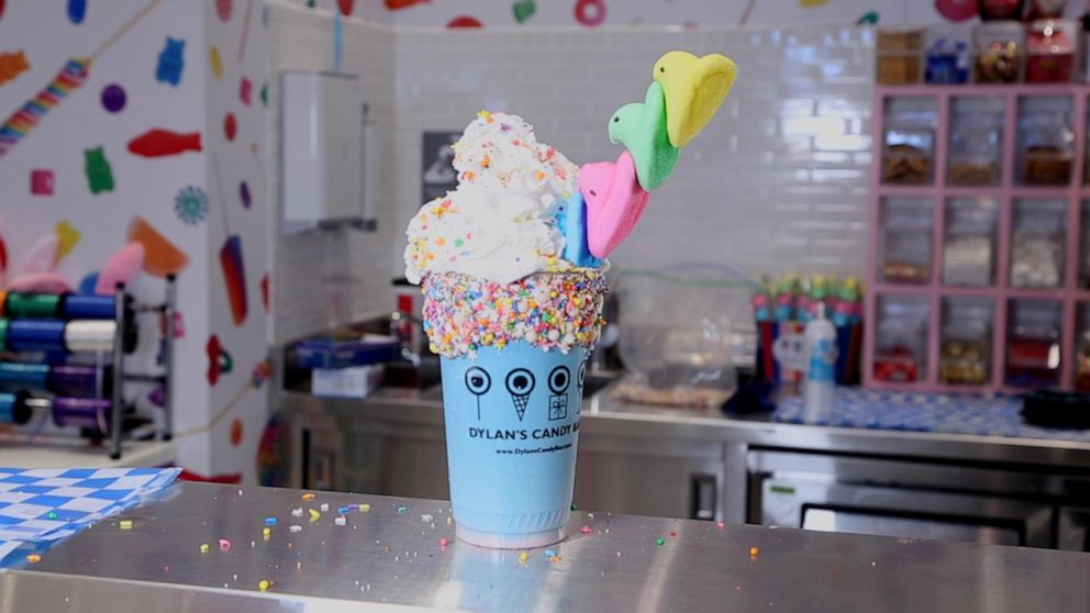 This Peeps Milkshake Is Here To Make Your Easter Sweeter Video Abc News