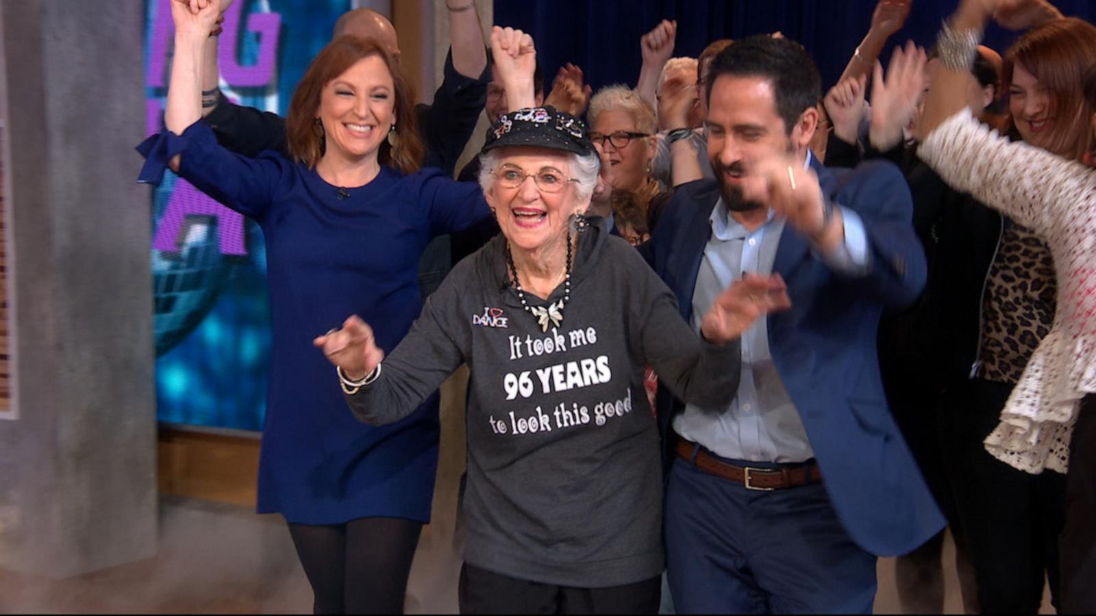 VIDEO: Meet the 96-year-old 'Dancing Nana' who still breaks it down on the dance floor