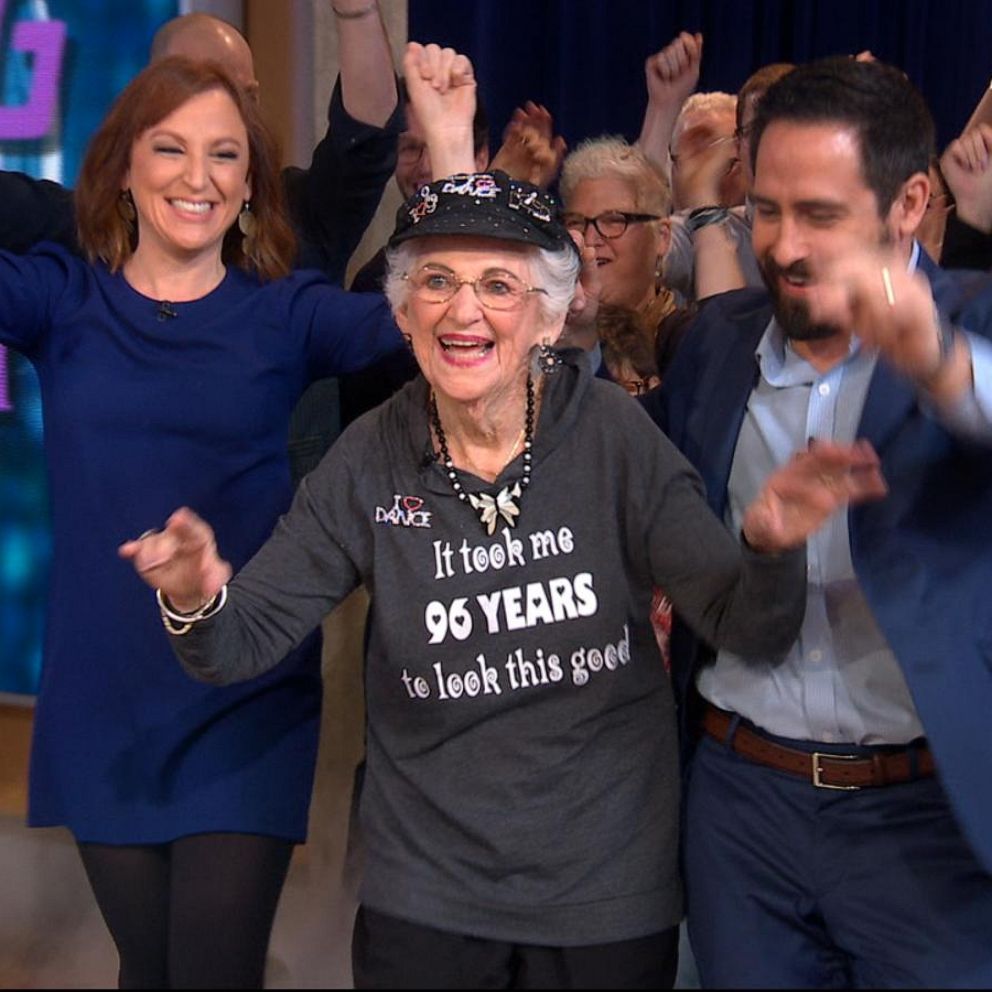 VIDEO: Meet the 96-year-old 'Dancing Nana' who still breaks it down on the dance floor