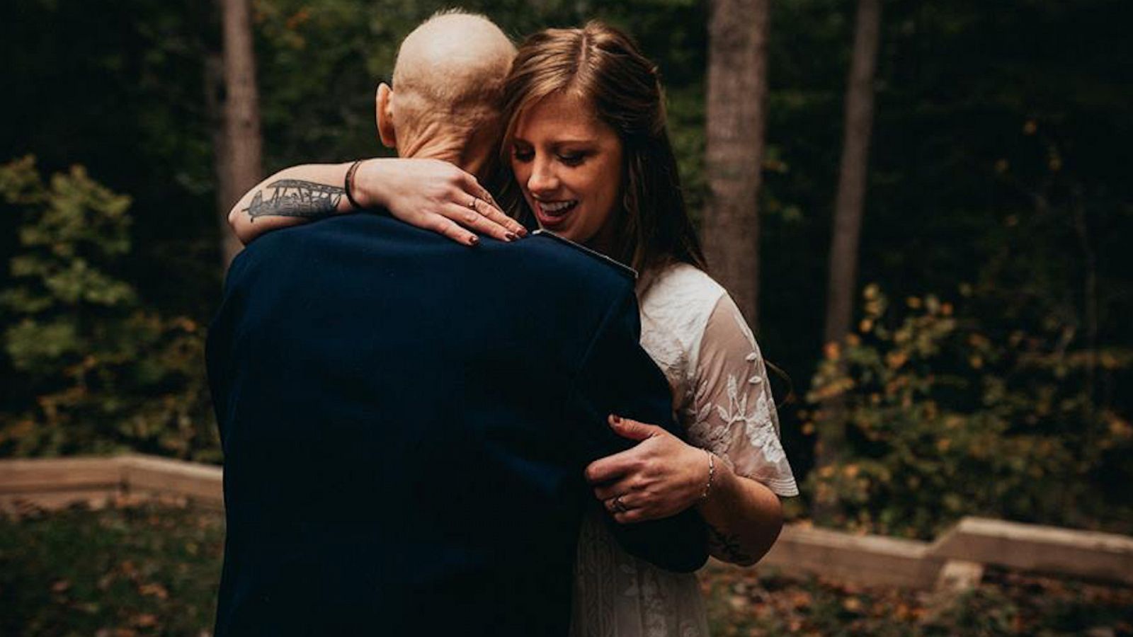 VIDEO: Bride and terminally ill dad share heartbreakingly beautiful 'just in case' dance