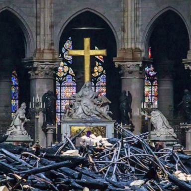 VIDEO: Quiet Easter Sunday at Notre Dame for the 1st time in 9 centuries