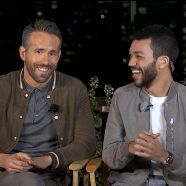 VIDEO: Ryan Reynolds and Justice Smith appear live on 'GMA' from Tokyo