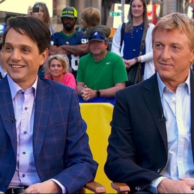 VIDEO: Ralph Macchio and Billy Zabka revive the 'Karate Kid' universe in 'Cobra Kai' 