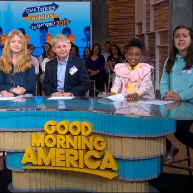 VIDEO: Kids take over 'GMA' for Take Your Child to Work Day