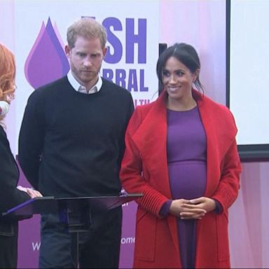 VIDEO: Meghan Markle and Prince Harry wait the arrival of Baby Sussex