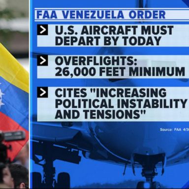 VIDEO: FAA issues flight restrictions amid Venezuela chaos