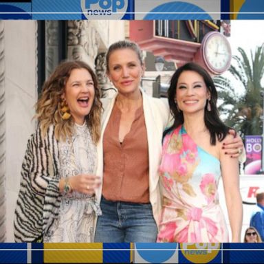 VIDEO: 'Charlie's Angels' stars Drew, Cameron and Lucy reunite