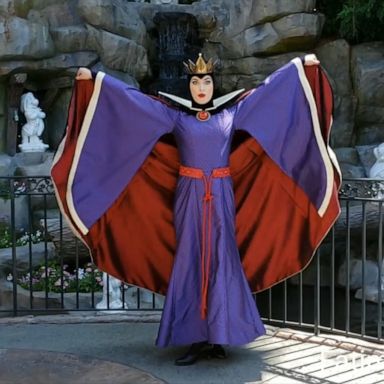 VIDEO: This Evil Queen in Disneyland is absolutely killing it 