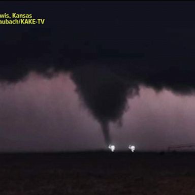 VIDEO: Tornadoes and flooding wreak havoc across the plains